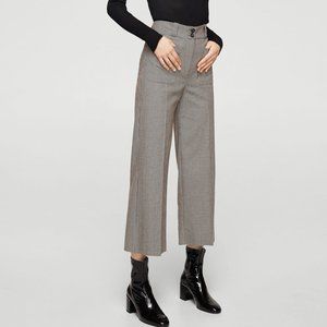 Mango Women Mini houndstooth trousers